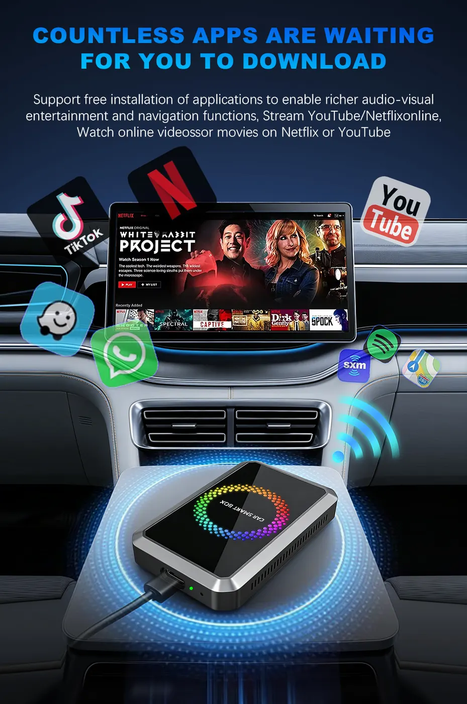 CA-50 Wireless CarPlay AI Box — product photo 18 of 22