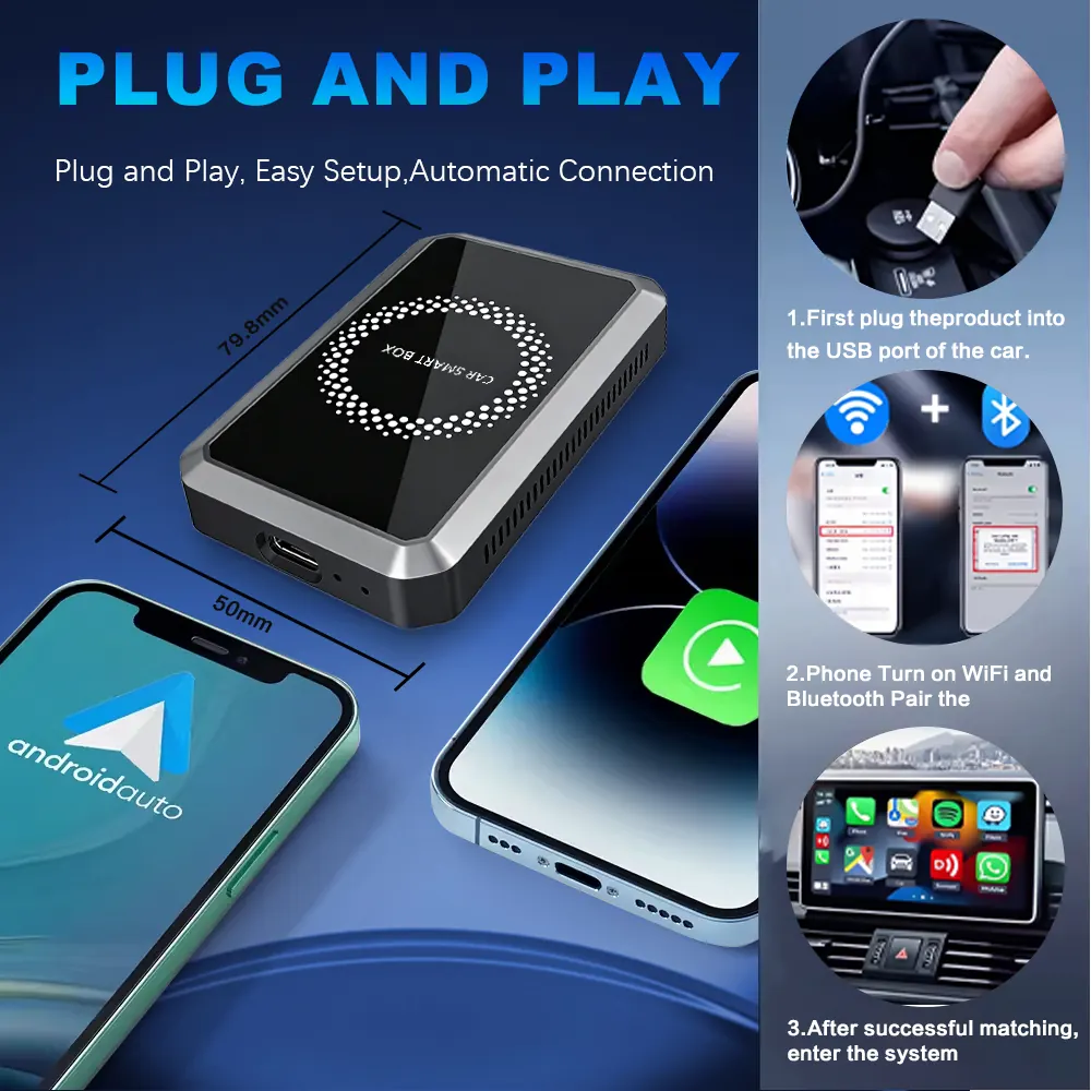 CA-50 Wireless CarPlay AI Box — product photo 8 of 22