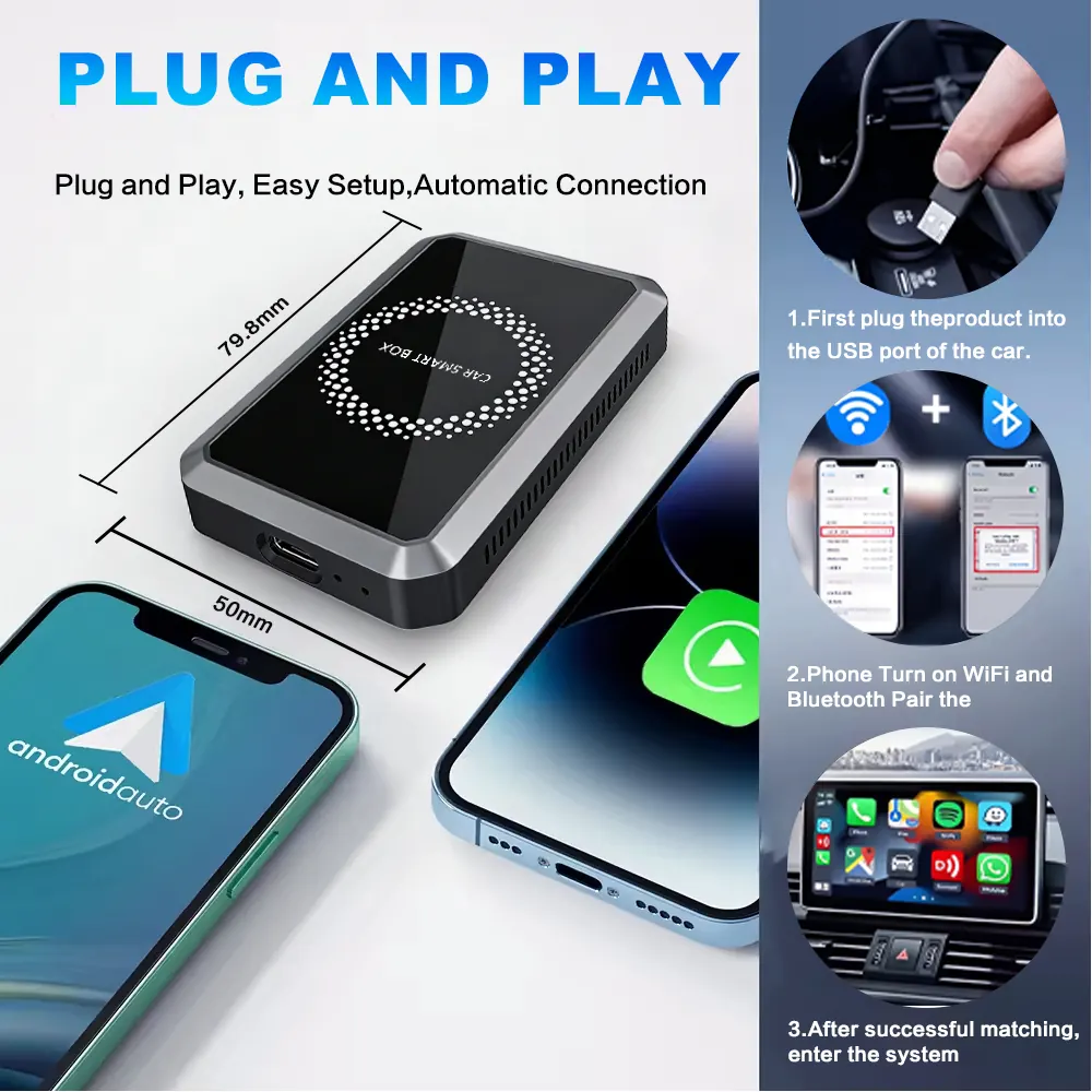 CA-50 Wireless CarPlay AI Box — product photo 9 of 22