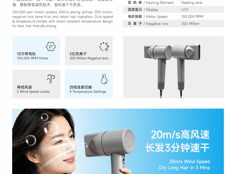 Jeter OEM example — Ionic Hair Dryer Pro (Hair care)