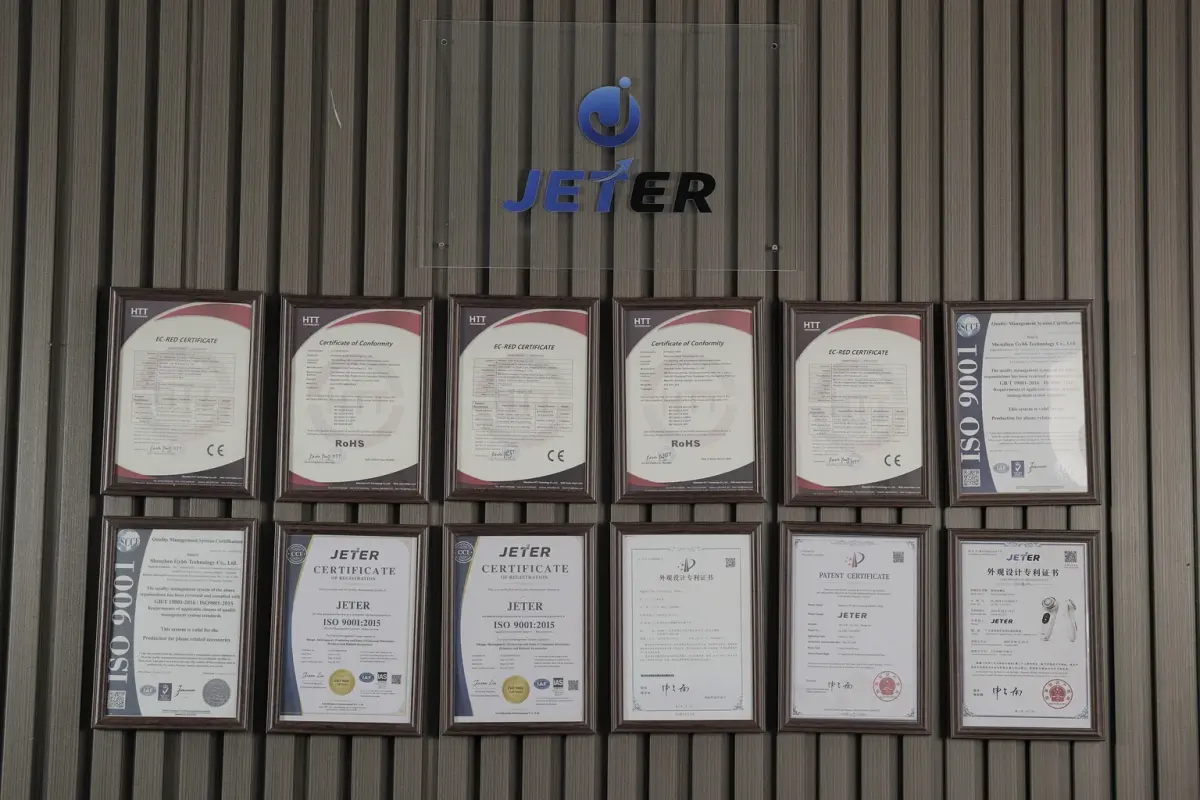 Jeter credentials and certifications wall
